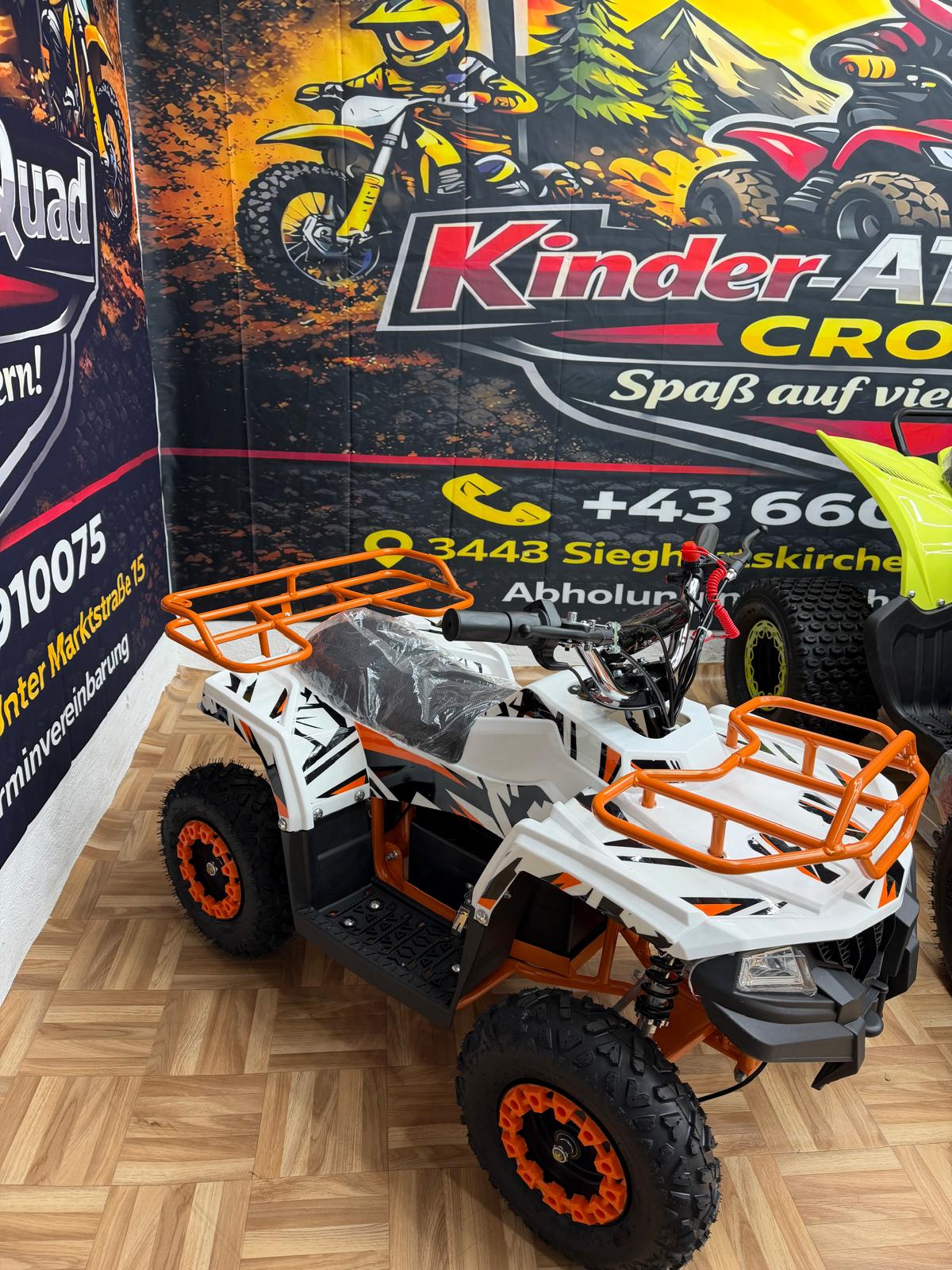 Quad Elektro-Miniquad Orange