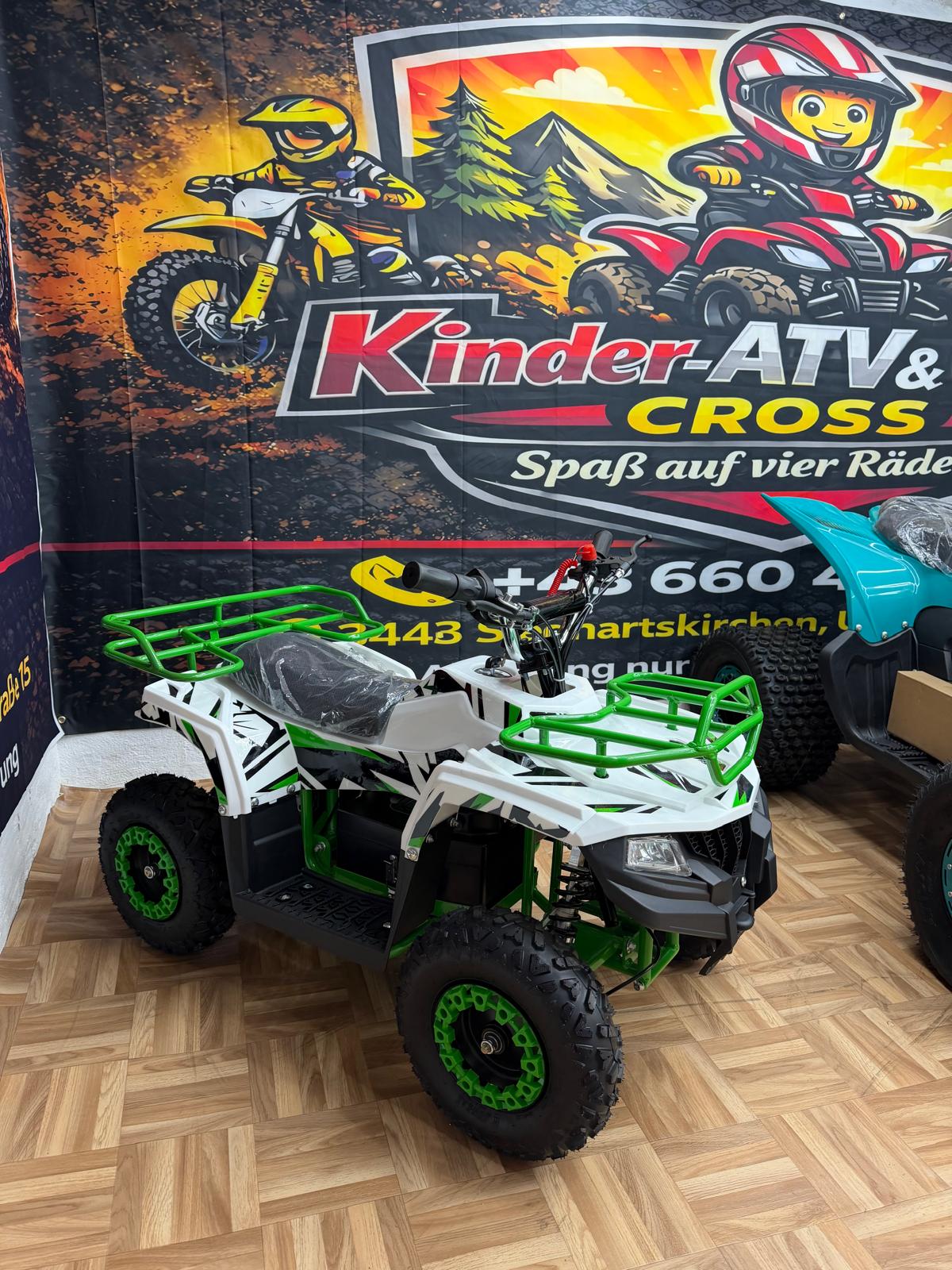 Quad Elektro-Miniquad Lime